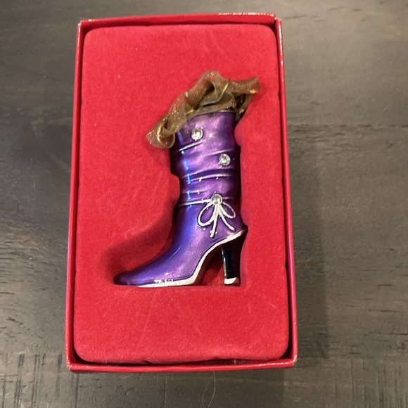 Shoe Christmas Ornament by Bombay - Picture 3 of 10